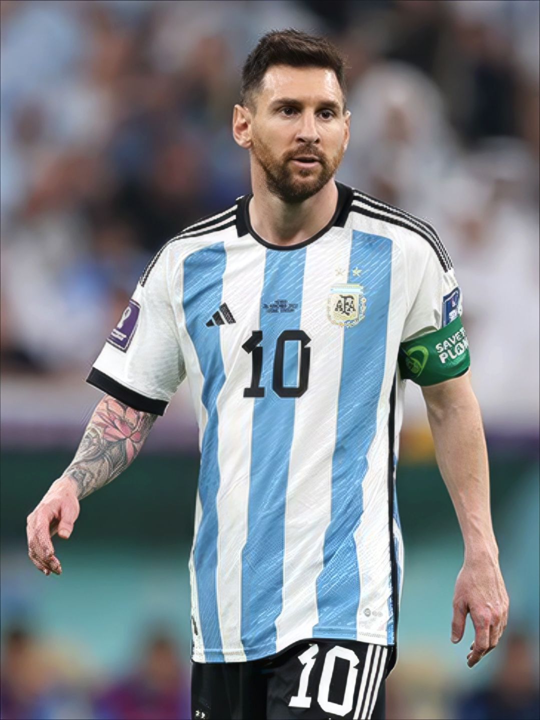 Lionel Messi w barwach reprezentacji Argentyny podczas mundialu 2022
