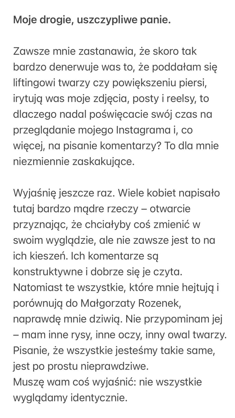Monika Chwajoł zrobiła sobie lifting twarzy
