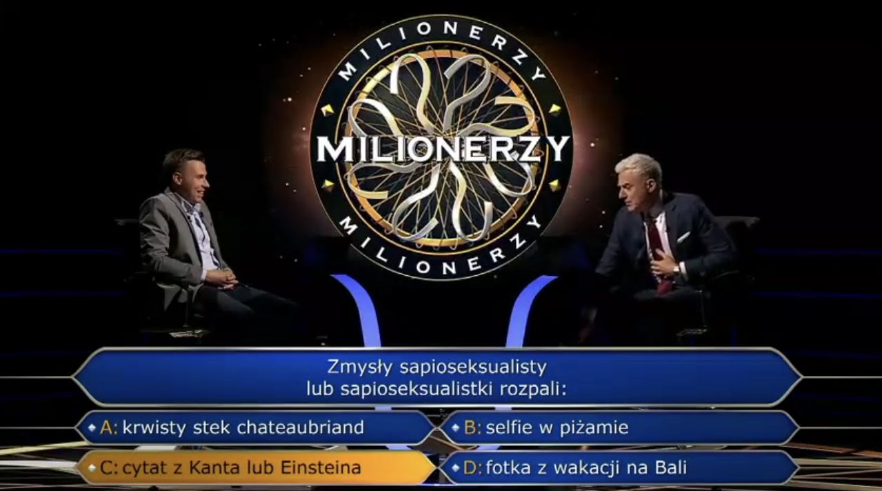 Bartosz Radziejewski wygrał milion w "Milionerach"
