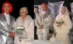 Natsu i Kucina przeobrazili się w... ślubujących sobie miłość na biegunie MANDARYNĘ I WIŚNIEWSKIEGO! (ZDJĘCIA)