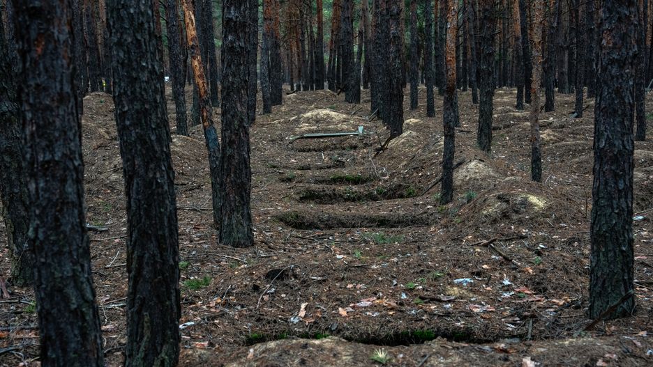 Zbiorowe miejsca pochówków ofiar rosyjskich zbrodni 