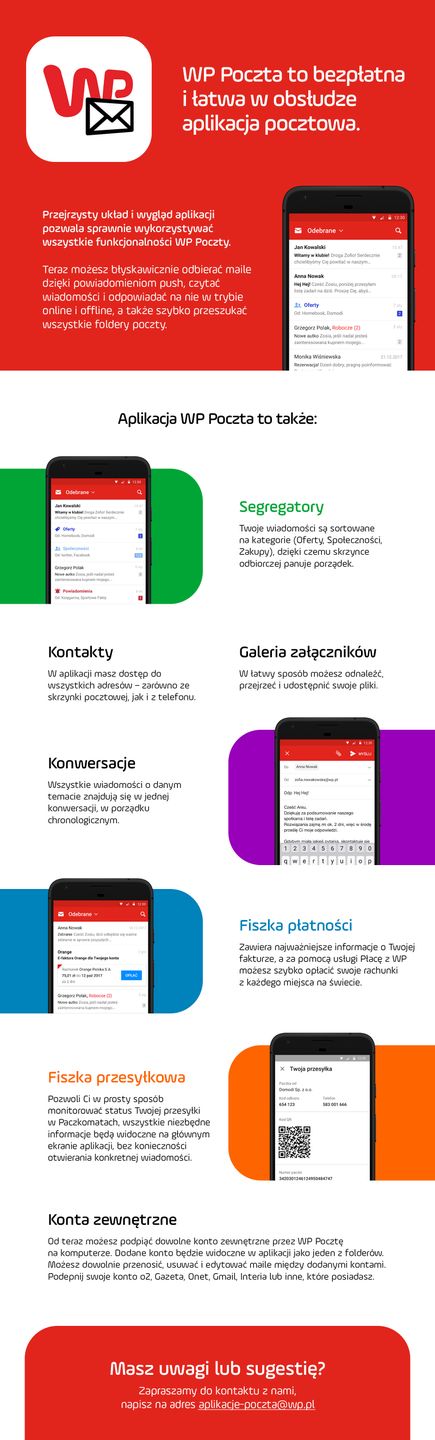 WP Poczta to bezpłatna i łatwa w obsłudze aplikacja pocztowa 1