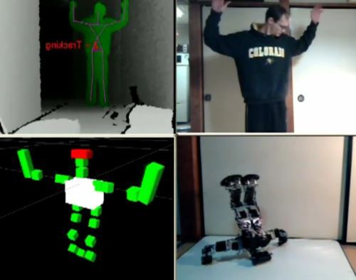Mechaniczni gladiatorzy nadchodzą! Kinect został wykorzystany do sterowania robotem [wideo]