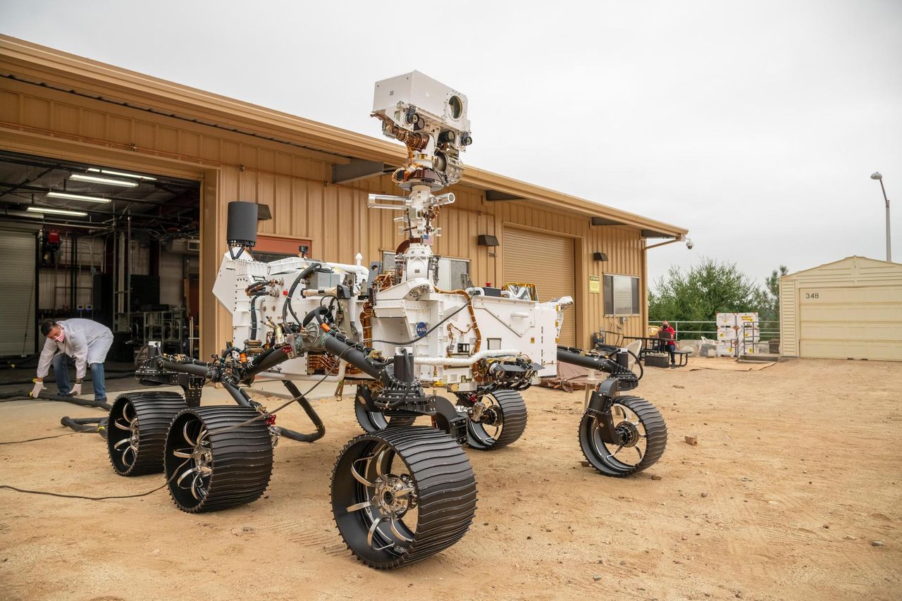 Łazik Perseverance na Marsie. Pierwszy taki pojazd dla NASA projektował 60 lat temu Polak
