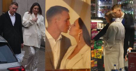 Dzień z życia Pauliny i Jakuba Rzeźniczaków: wizyta u Janachowskiej, czułości na planie i shopping na stacji benzynowej (ZDJĘCIA)