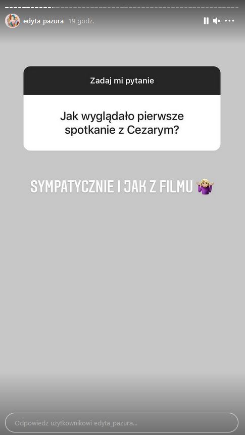 Edyta Pazura wspomina pierwsze spotkanie z mężem