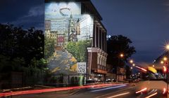 Moliera 2 promuje się muralem w centrum Krakowa