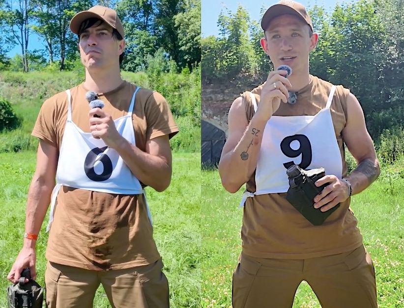Robert Karaś i Jakub Rzeźniczak w programie "Nasi w mundurach"