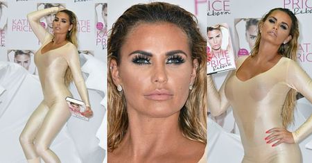 Katie Price wychodzi z jajka na premierze swojej szóstej (!) autobiografii (ZDJĘCIA)