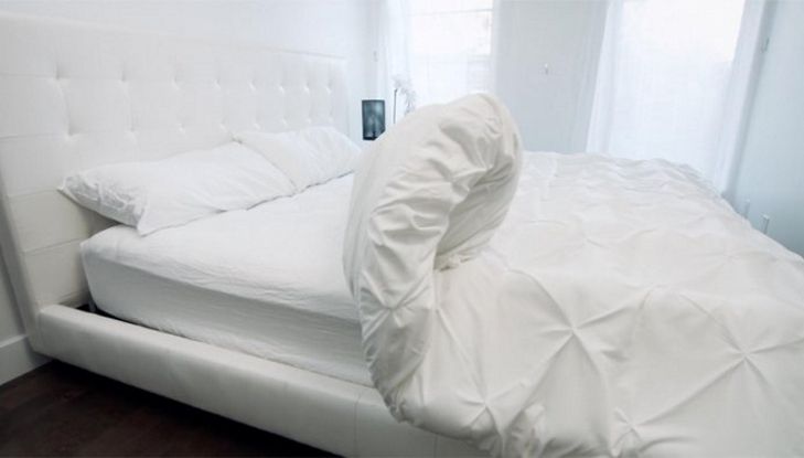 Smartduvet: automatycznie ścielące się łóżko, czyli inteligentna pościel