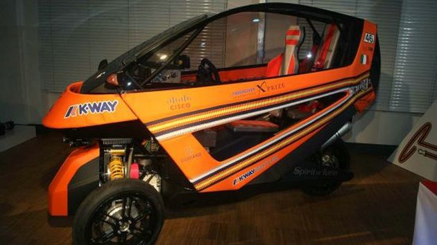 Trójkołowa hybryda nominowana do nagrody Automotive X-Prize 1