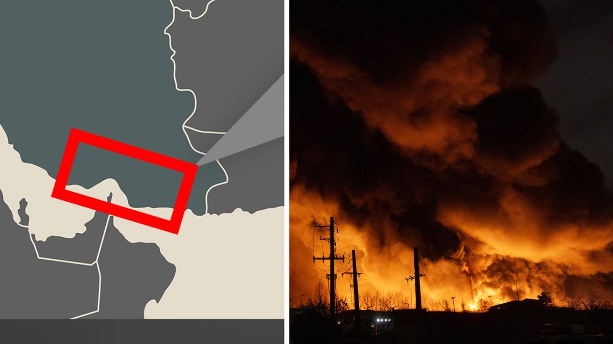 Atak USA na cele przy Cieśninie Ormuz