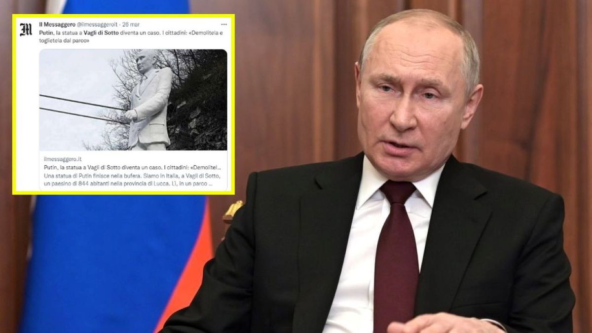 Mieszkańcy wioski we Włoszech chcą usunięcia pomnika Putina 