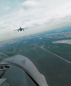 Zobacz stolicę z kabiny pilota F16! Niezwykły film w technologii 360 stopni [WIDEO]