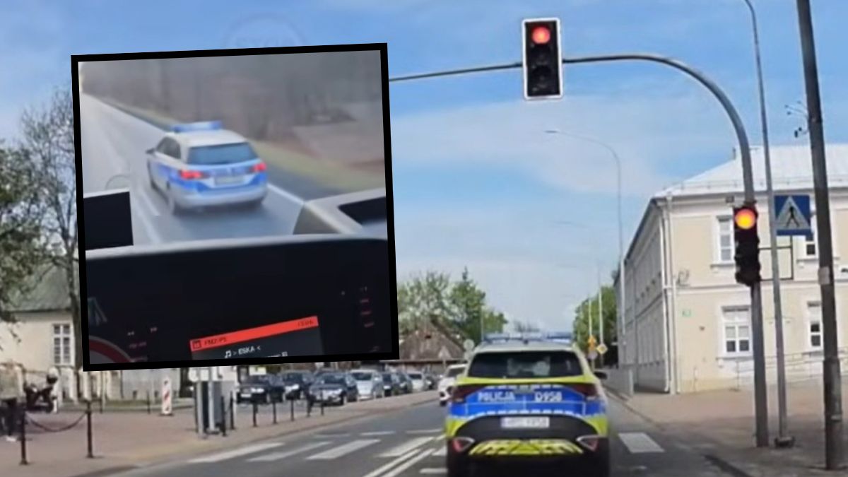 Internauci oburzeni zachowaniem policji. Łamała przepisy drogowe