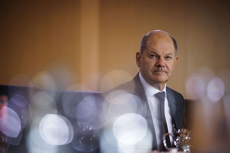 BERLIN, GERMANY - SEPTEMBER 18: Federal Chancellor Olaf Scholz (SPD), arrives for the weekly federal government cabinet meeting on September 18, 2024 in Berlin, Germany. (Photo by Thomas Trutschel/Photothek via Getty Images)
