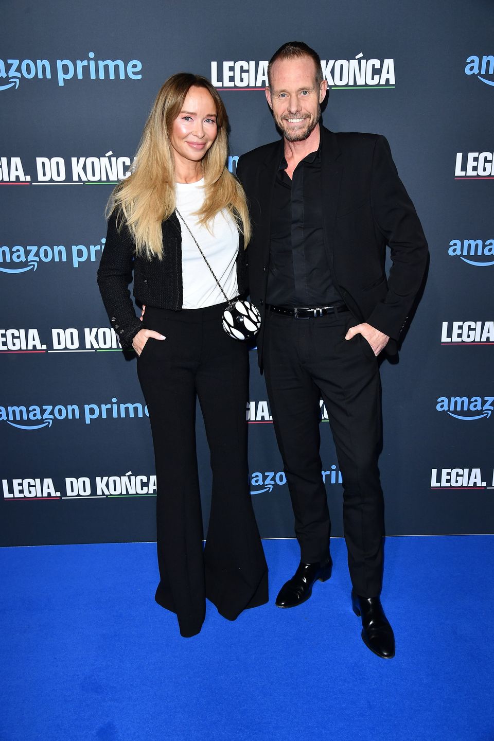 Joanna Przetakiewicz i Rinke Rooyens pozują na premierze serialu