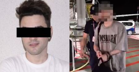 Tak wyglądało doprowadzenie Stuu do aresztu. Polska Policja opublikowała nagranie skutego kajdankami youtubera (WIDEO)