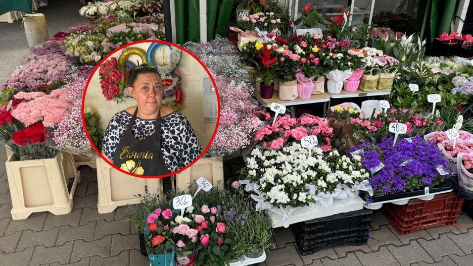 Przed końcem roku odwiedziliśmy kwiaciarnie przed Halą Mirowską