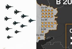 Kilkadziesiąt samolotów runęło. Nowa mapa strat Rosjan