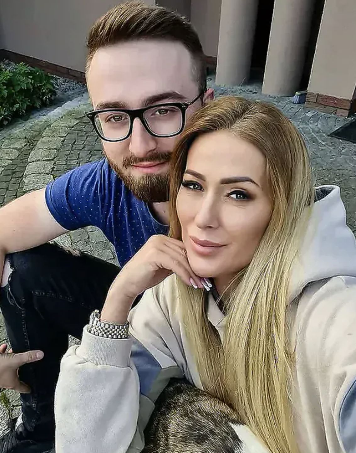 Sylwia Peretti z synem