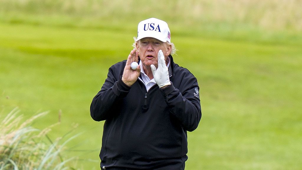 Trump visit to Scotland
US President Donald Trump plays golf at his Trump Turnberry golf course in South Ayrshire, during his five-day private trip to the country. Picture date: Sunday July 27, 2025. (Photo by Jane Barlow/PA Images via Getty Images)
Jane Barlow - PA Images