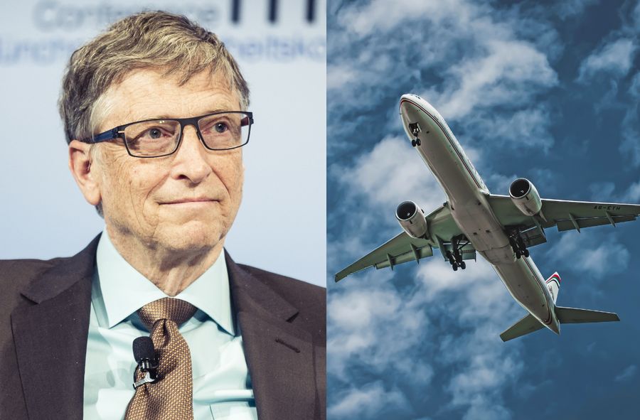 Bill Gates tłumaczy się z lotów prywatnymi odrzutowcami 