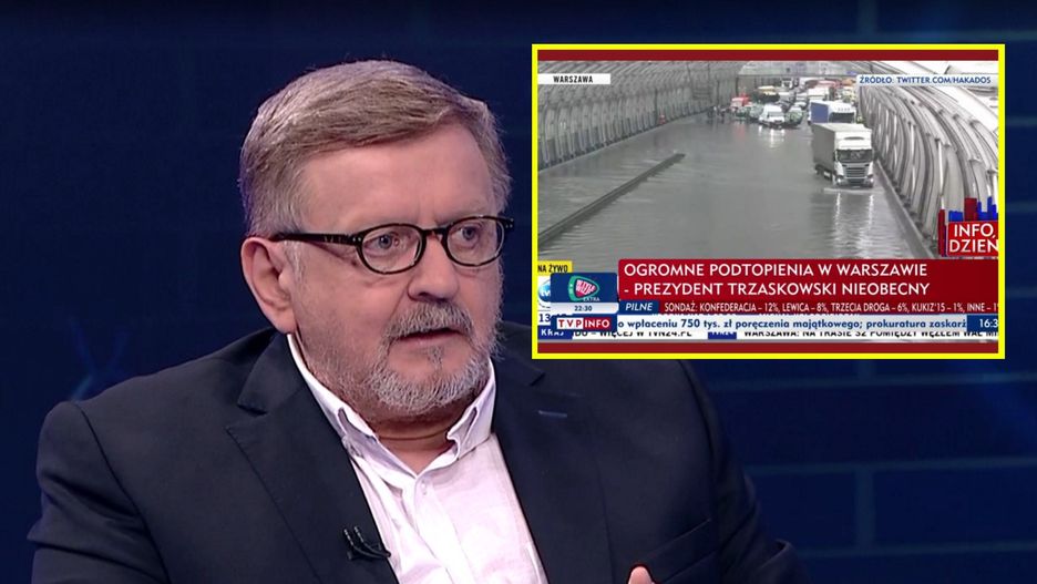W środowym wydaniu programu "W tyle wizji" użyto materiałów TVN24. Nie podano jednak ich źródła