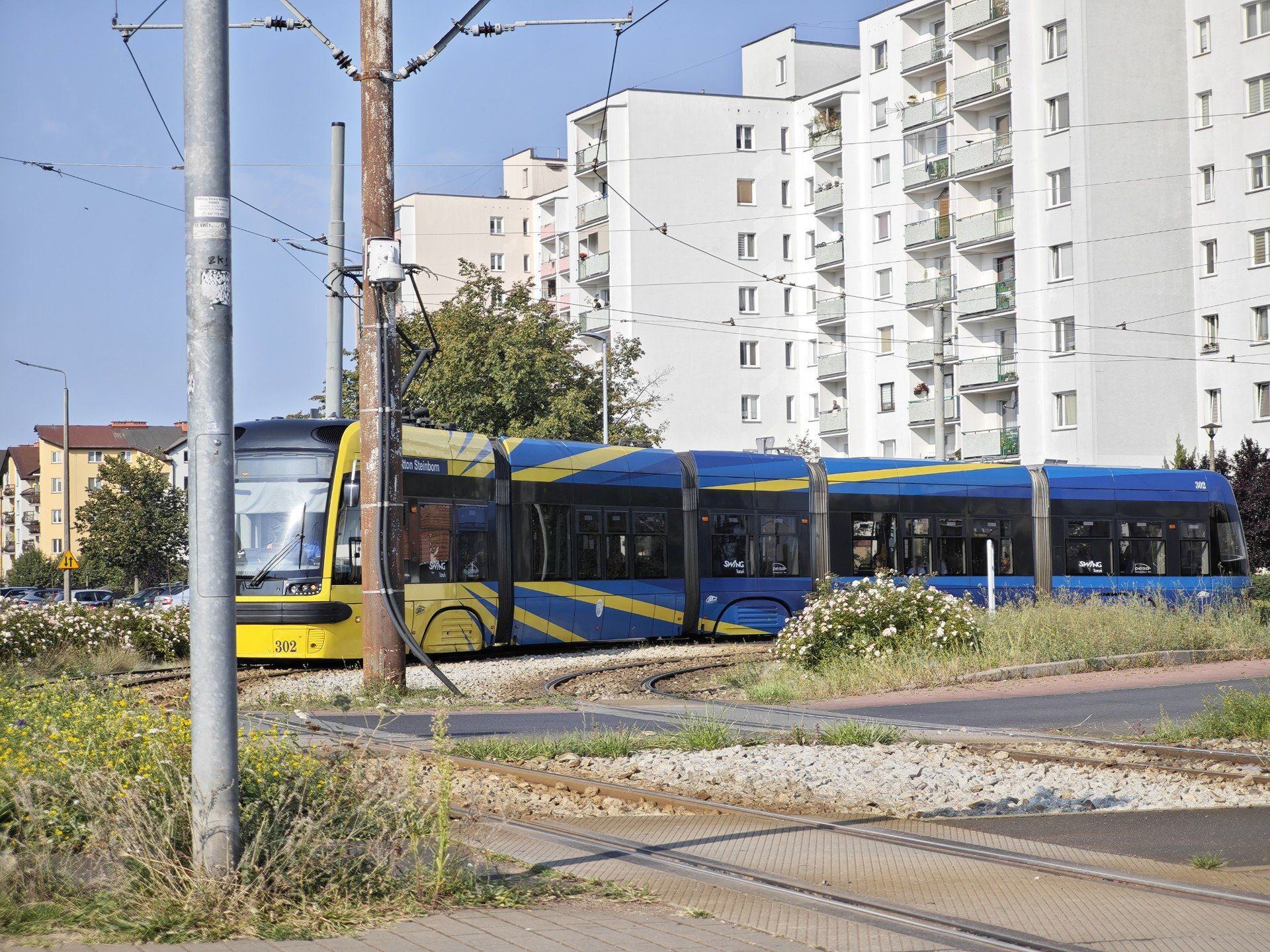 Tramwaje na osiedlu Na Skarpie w Toruniu