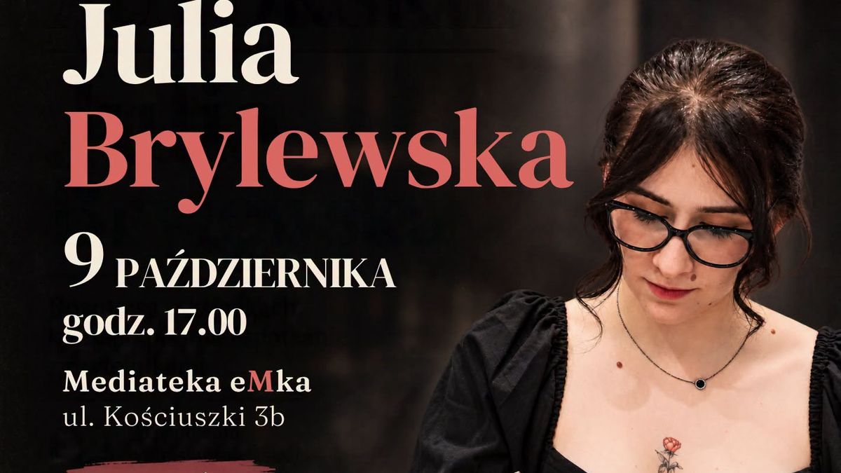 Spotkanie autorskie z Julią Brylewską w Płocku 