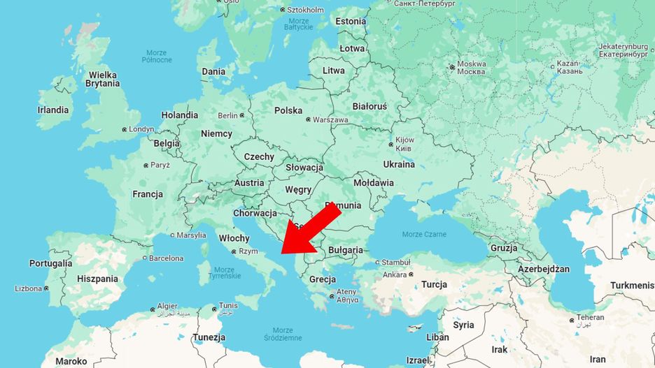 Włochy na Mapie Google