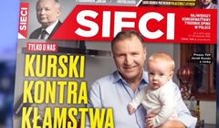 Jacek Kurski w „Sieciach” odpiera krytykę ws. zakażenia covidem, na okładce z córką i kotem