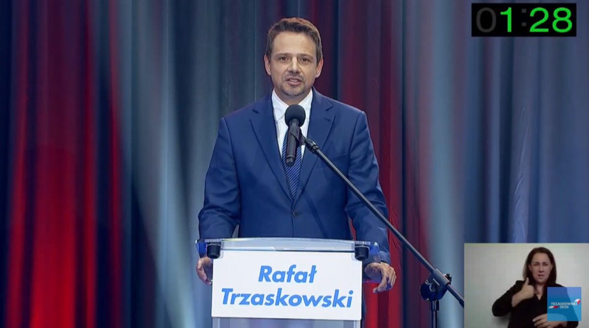 Rafał Trzaskowski zorganizował Arenę Prezydencką, na której odpowiadał na pytania dziennikarzy