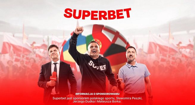 Wielka piłka w reklamie Superbet na Euro 2024