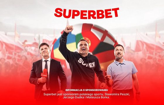 Wielka piłka w reklamie Superbet na Euro 2024