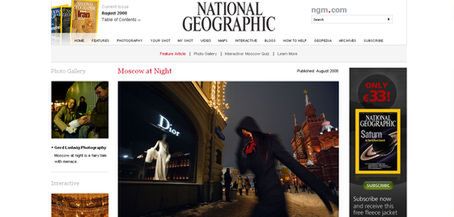 National Geographic - Moskwa nocą