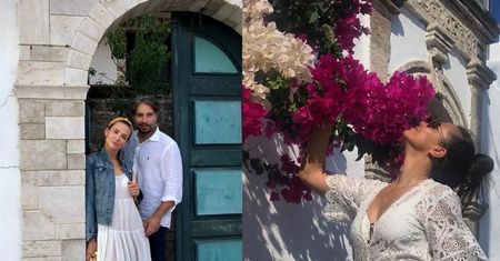 Kinga Rusin na greckich wakacjach z ukochanym: "Pan i Pani Papadopoulos przy drzwiach" (FOTO)
