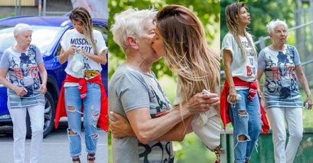 Edyta Górniak z mamą na spacerze! (ZDJĘCIA)