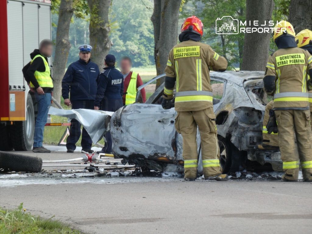 fot. Miejski Reporter. Tragiczny wypadek pod Warszawą