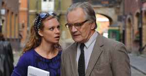 Andrzej Seweryn i Magdalena Boczarska w filmie "Różyczka"