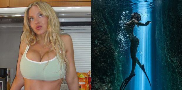 SYRENKA czy wodna nimfa? Sydney Sweeney zanurzyła się w morskich odmętach (ZDJĘCIA)