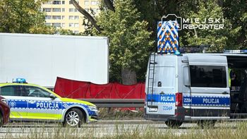 Kolejny śmiertelny wypadek motocyklisty na Wisłostradzie. Trzy pasy są zablokowane