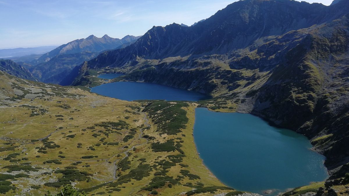 Scenic View Of Lake And Mountains Against SkyPhoto taken in Bukowina Tatrzanska, PolandTomasz Poraj / EyeEmrocky mountains, tatry, tatrzanski park narodowy, remote, landscape