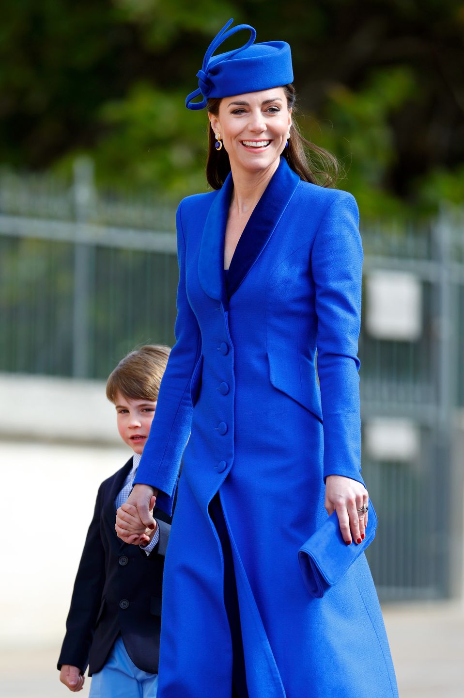 Kate w drodze na świąteczne nabożeństwo