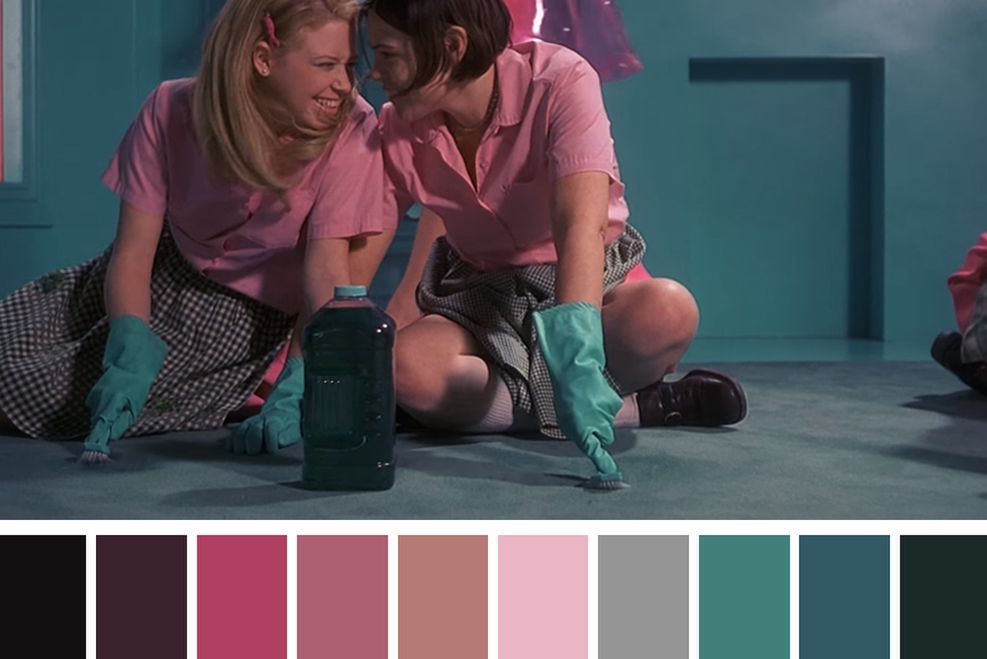 Tak wygląda rozszczepienie barwne, stworzone przez Cinema Palettes, w jednej ze scen filmu "Cheerleaderka" z 1999 roku.