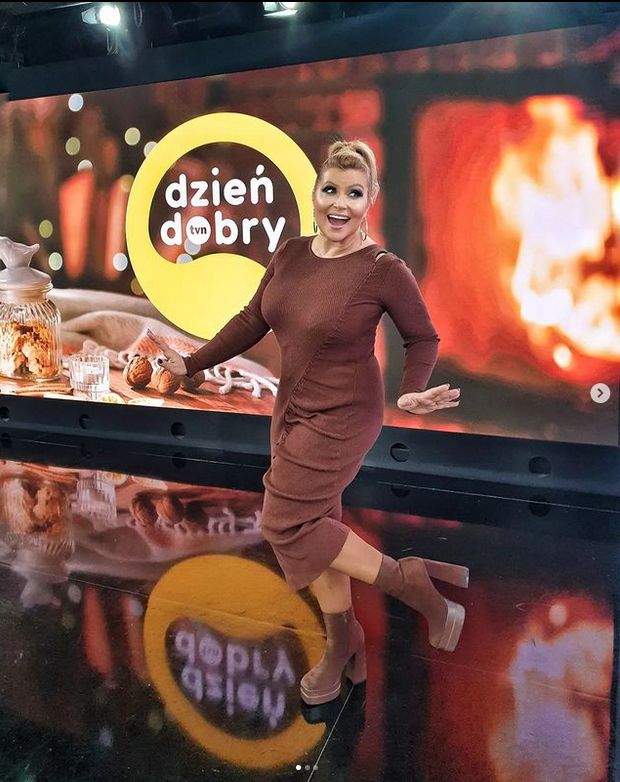 Katarzyna Skrzynecka pochwaliła się wizytą w "Dzień dobry TVN"