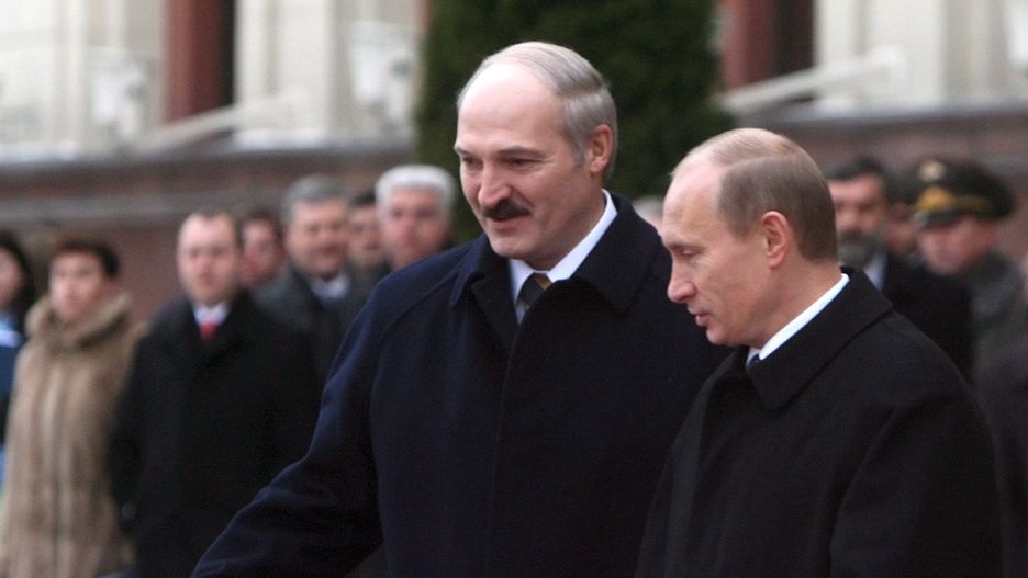Białoruś. Aleksander Łukaszenka i Władimir Putin