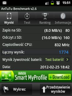 Samsung Galaxy Y - co potrafi malutki Android? [test] 16