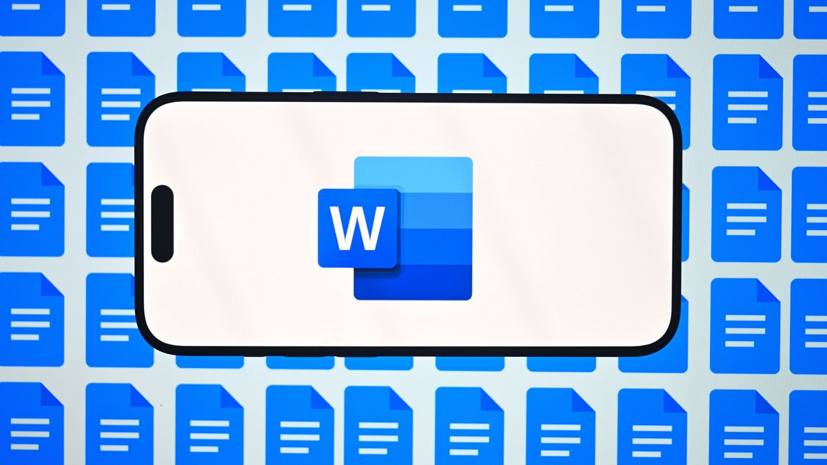 ANKARA, TURKIYE - AUGUST 13: In this photo illustration Microsoft Word displayed on a mobile phone screen in front of a monitor displaying Zoom Docs in Ankara, Turkiye on August 13, 2024. (Photo by smail Aslanda/Anadolu via Getty Images)