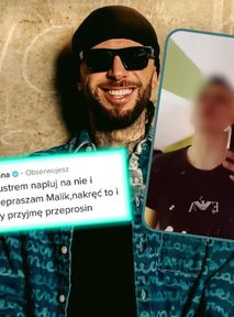 Malik Montana zastraszył fana. Ten aż się opluł w ramach przeprosin
